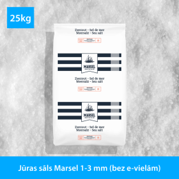 Sea salt Marsel 1-3 mm (without e-substances)